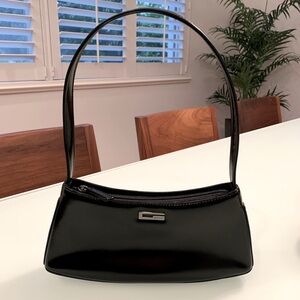 Guess Faux Black Leather Bag